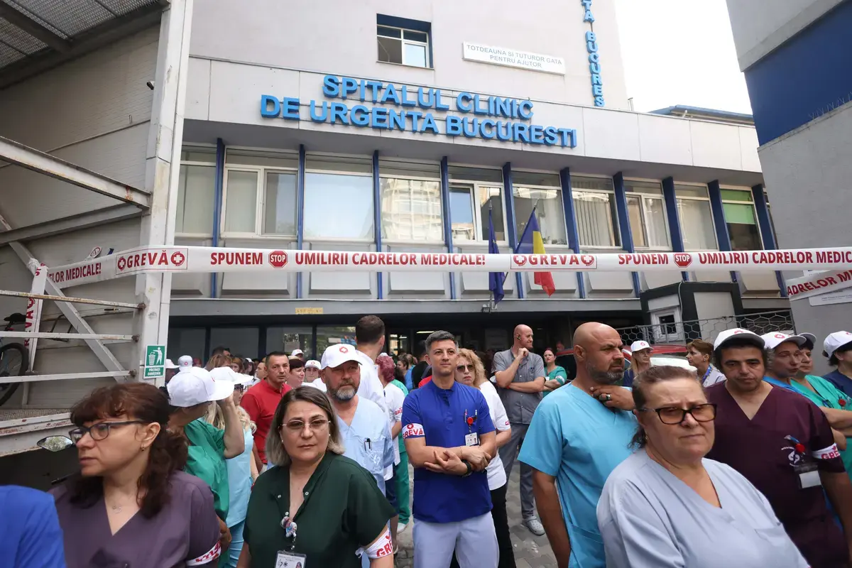 Greva de avertisment blochează spitalele din România
