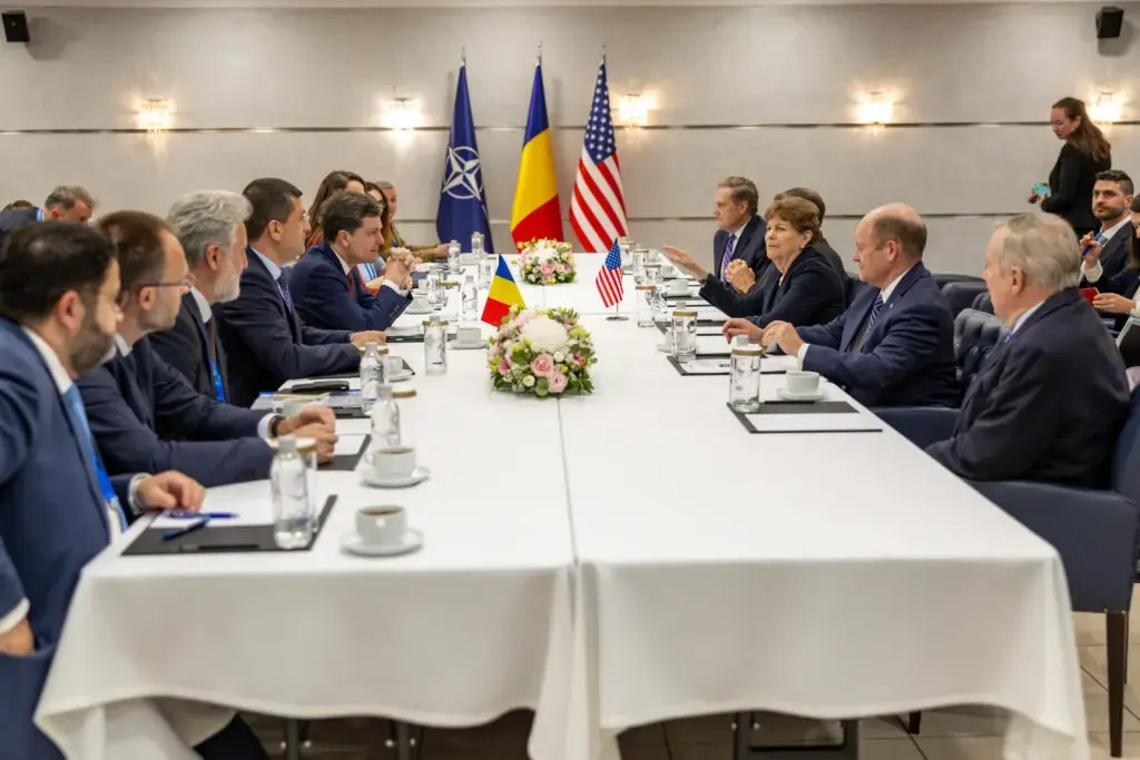 Nicușor Dan s-a întâlnit cu o delegație a Congresului SUA la Summitul NATO