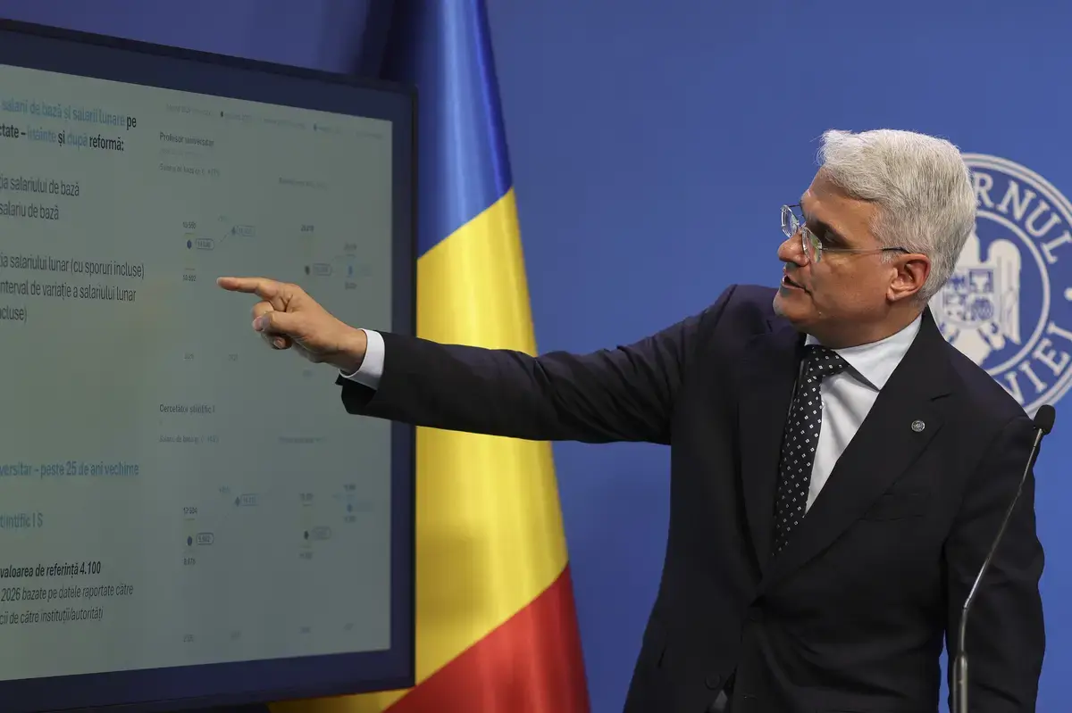 Salariile bugetarilor scad în martie 2026