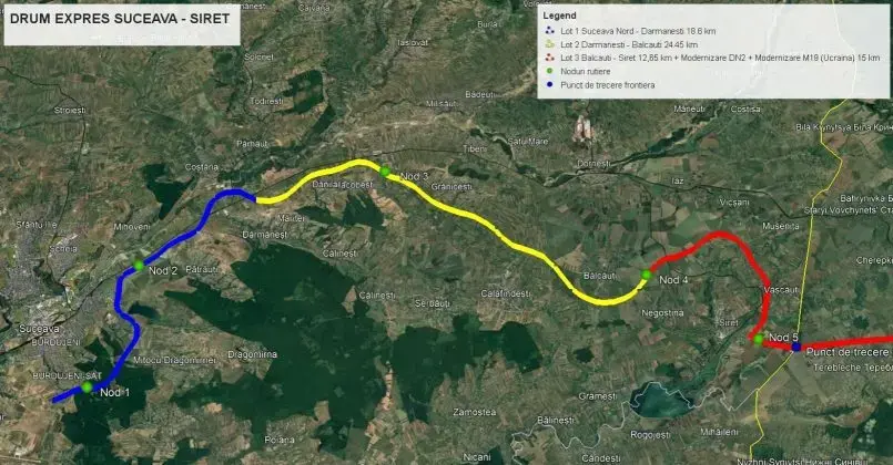 Undă verde pentru lotul 3 al Drumului Expres Suceava-Siret