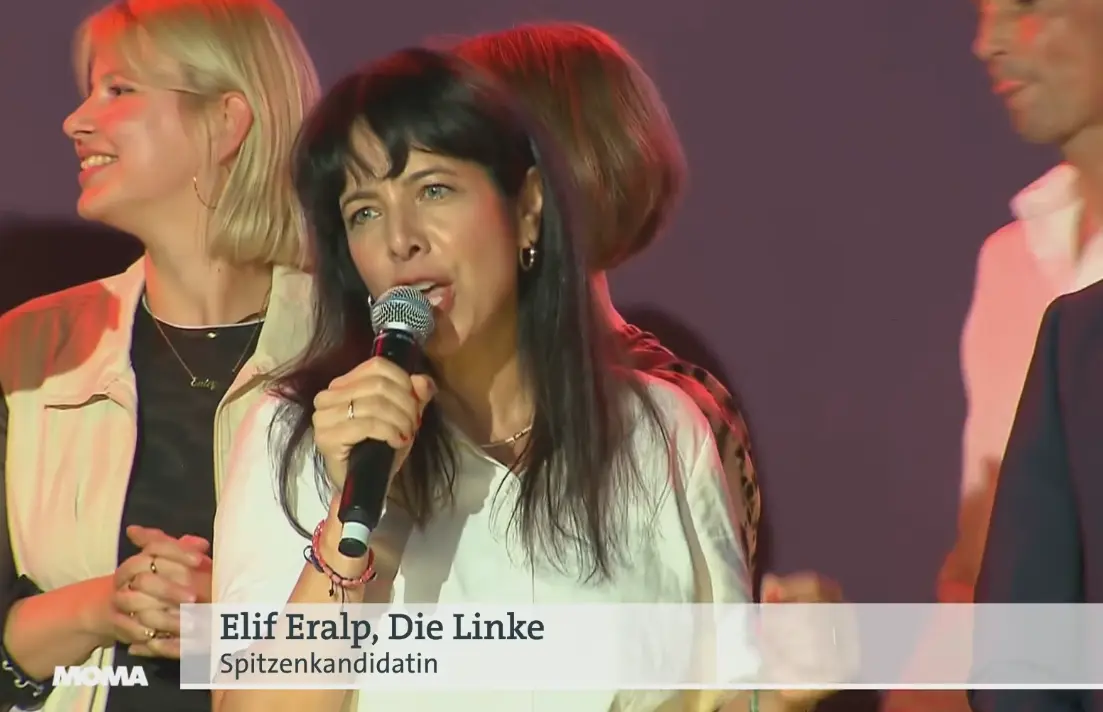 Erif Eralp, candidata Stângii, este favorită pentru funcția de primar al Berlinului