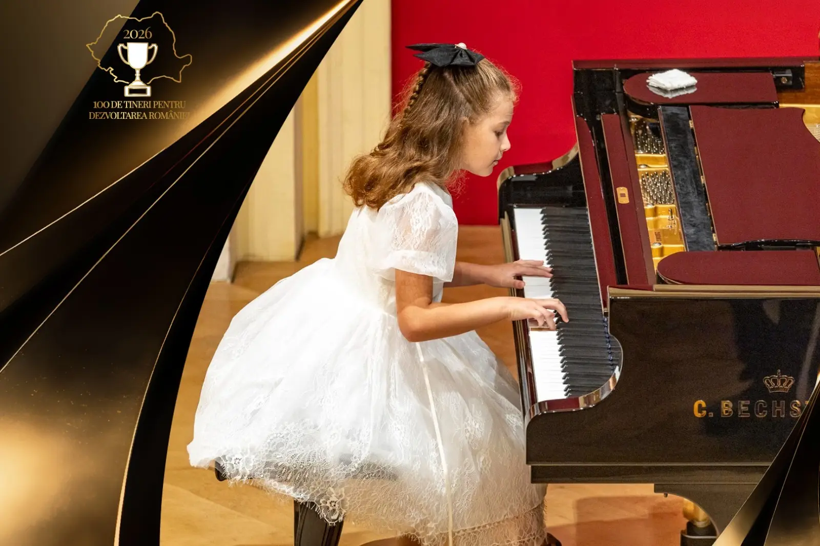 Iliana Stanciu, de 8 ani, cucerește Viena și Bangkok: povestea pianistei din Galați