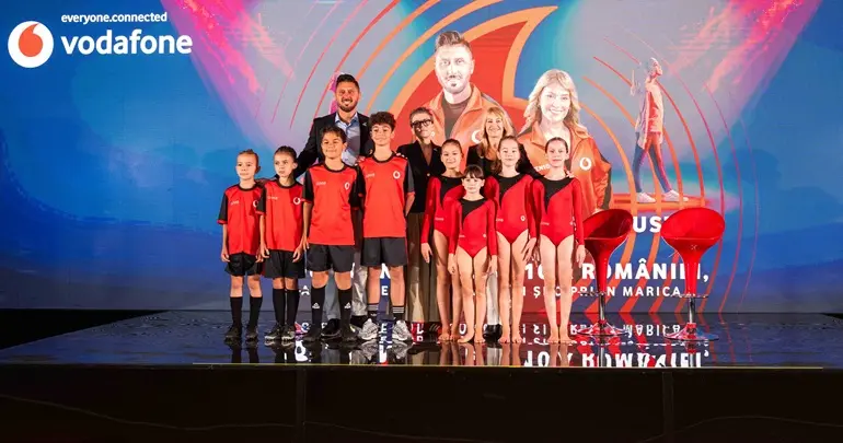 Vodafone lansează GEN10 pentru a găsi campioni în România cu Nadia Comăneci și Ciprian Marica
