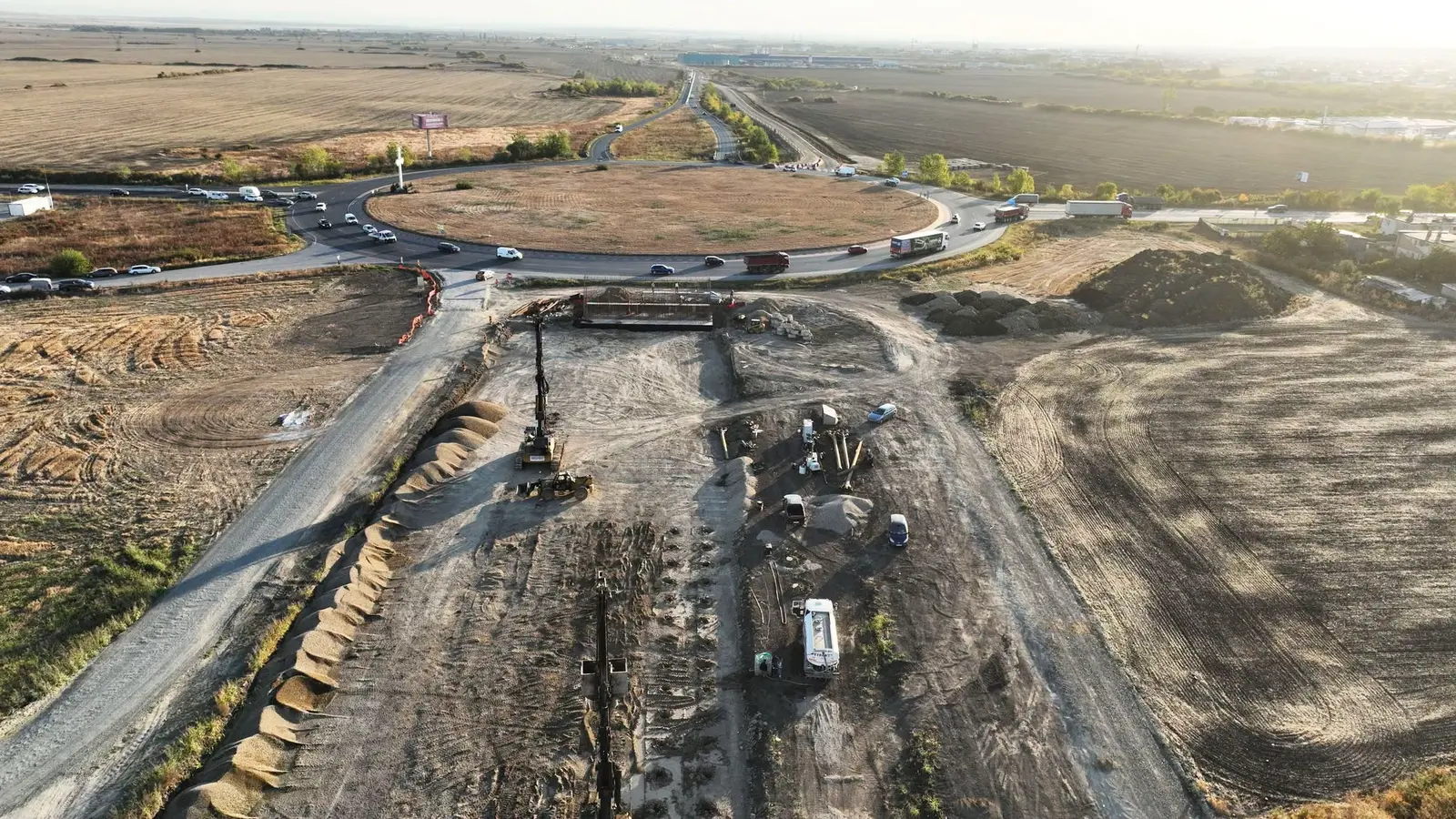Centura Timișoara Vest: șantierul turcesc avansează în forță