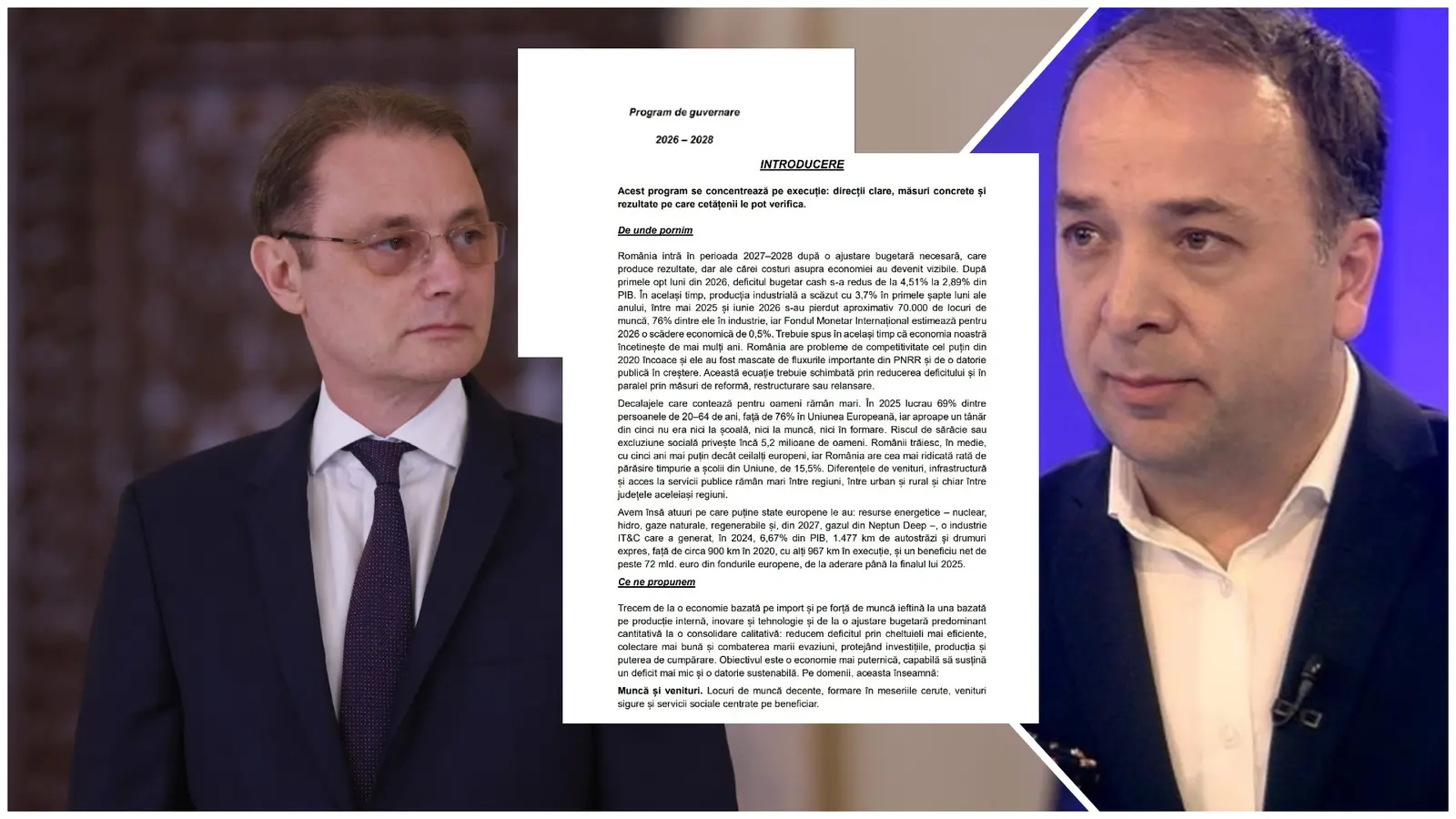 EXCLUSIV. Programul de guvernare al lui Luca Niculescu pe înțelesul tuturor. Ce se întâmplă cu pensiile, salariile,