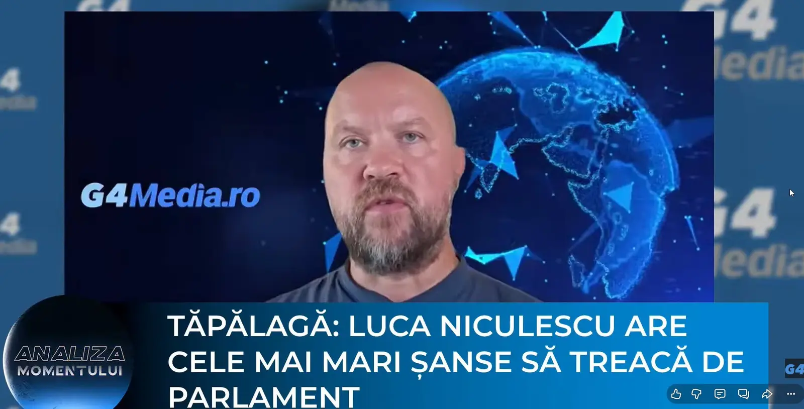 Luca Niculescu, candidatul cu șansele cele mai mari de a trece votul Parlamentului, potrivit Dan Tăpălagă