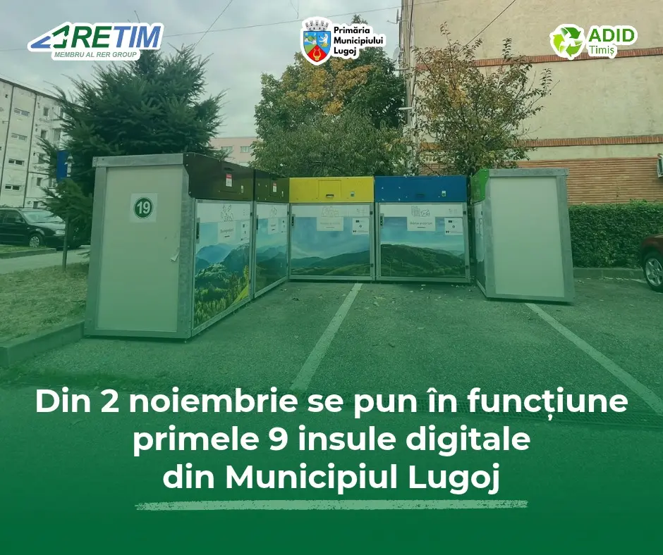 9 insule ecologice active, alte 40 urmează