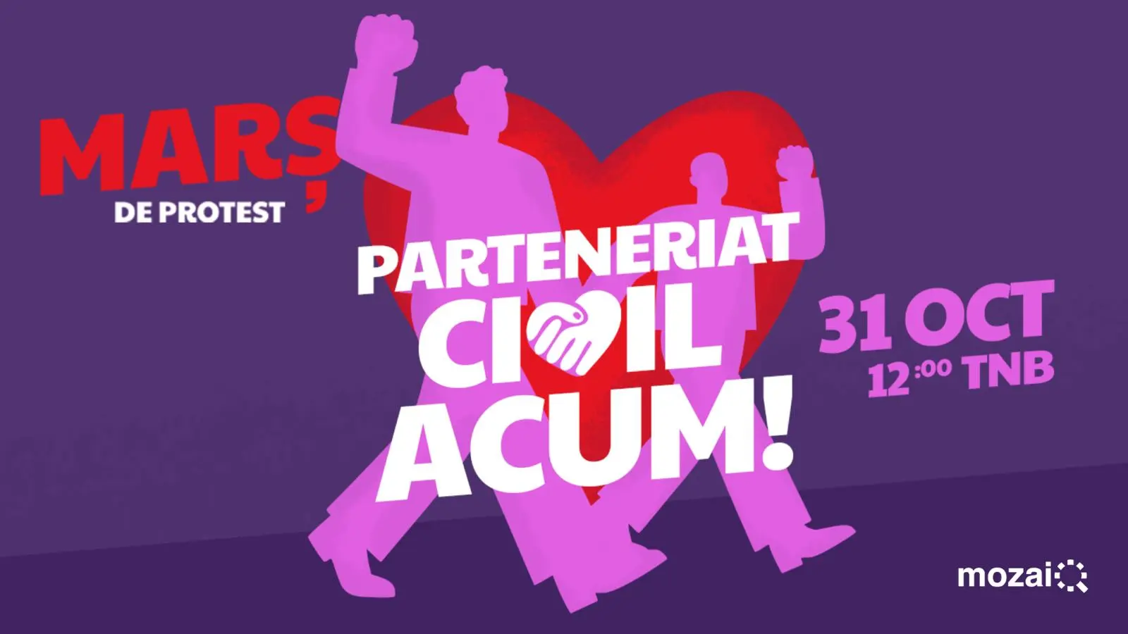 Marș pentru drepturi: Bucureștiul cere legea parteneriatului civil