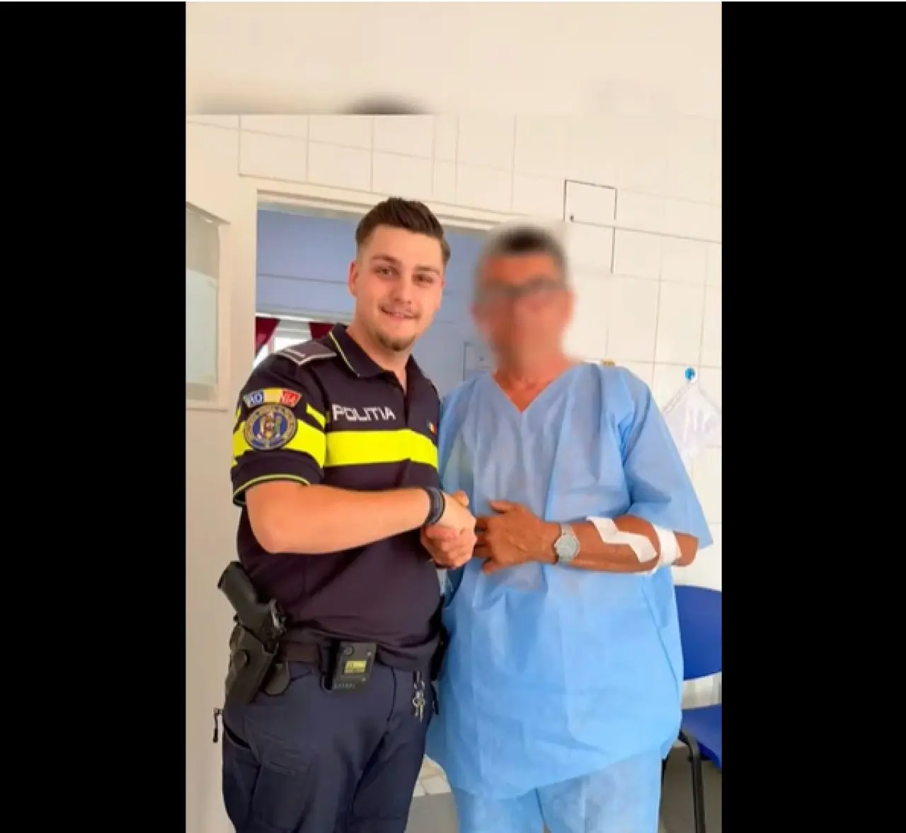 Polițistul-cântăreț din Argeș întrerupe concertul și salvează viața unui spectator