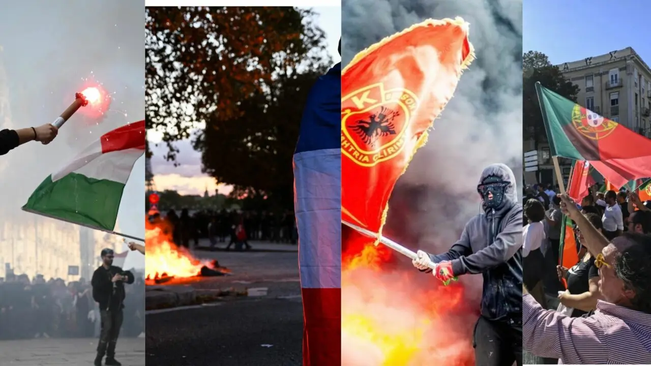 Val de proteste violente în Europa din cauza sărăciei