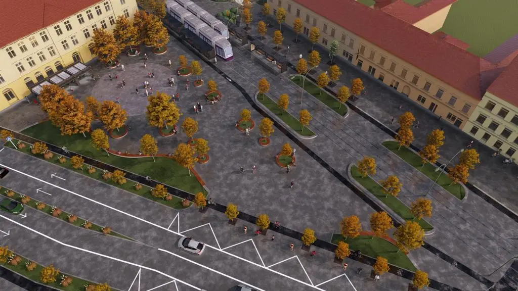 Șantierul din Piața Mocioni se amână cu două săptămâni!