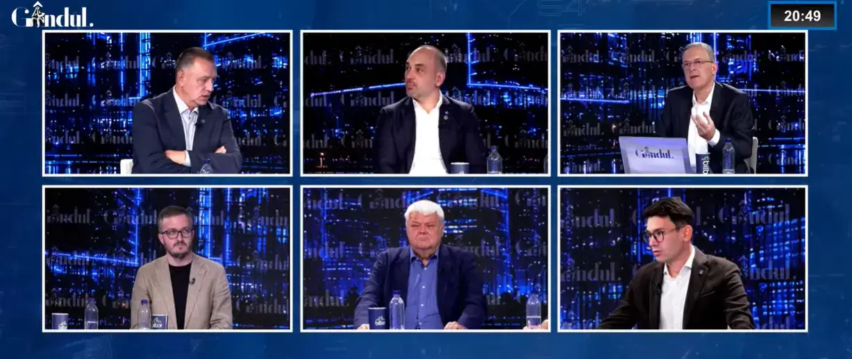 Scandal în platoul Gândul: PSD și USR se învinuiesc reciproc pentru criza economică din țară